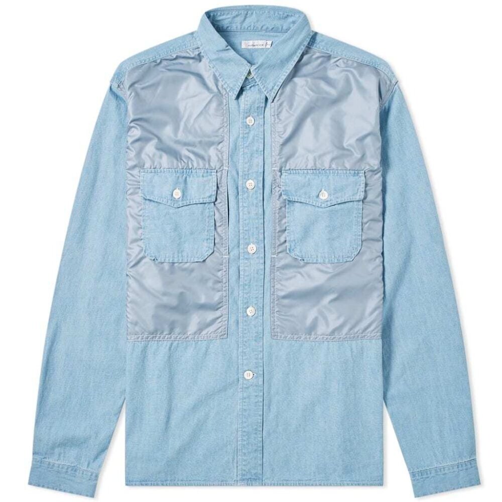 Nanamica - Indigo Bleach CPO Shirt, Size S